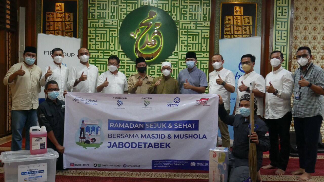 Sambut Ramadhan, Tiga Lembaga Berkolaborasi Bersihkan 2000 AC Masjid